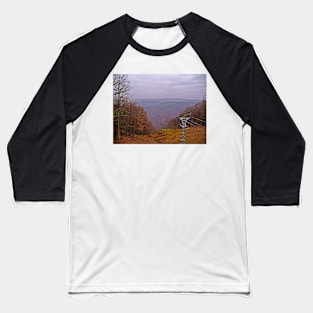 Fall Tram Baseball T-Shirt